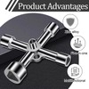 DmDoyy Triangular Key, Universal Control Cabinet Key, 5 Size Inner