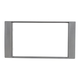 tomzz Audio 2415-068 Double DIN Radio Faceplate Compatible with Ford Focus 2 Fiesta C-Max S-Max Galaxy Mondeo Kuga Transit Silver