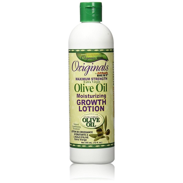 Africas Best Orig Olive Oil Max Strength Grow Lotion 12 Ounce (355ml)