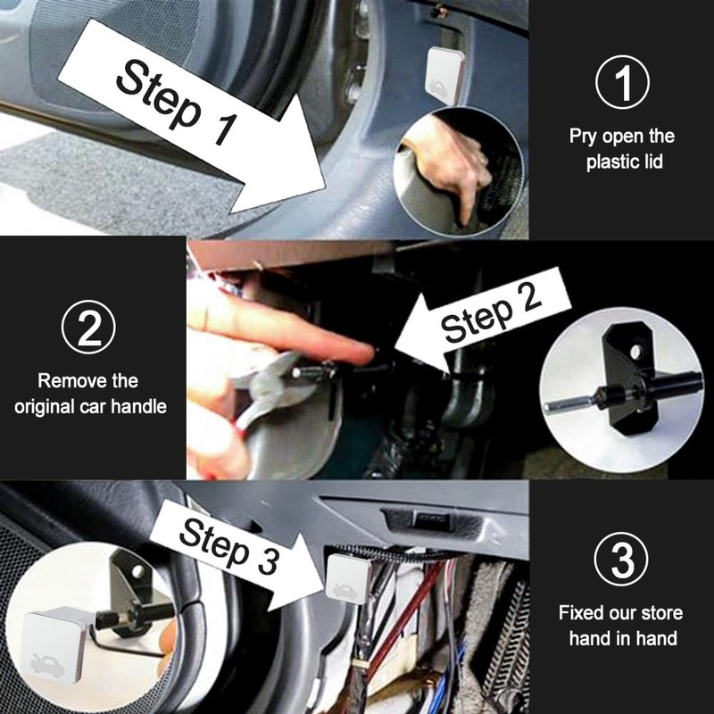 Hood Release Latch Handle, Auto Hood Release Pull Handle, Hood