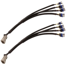 Powkos 2PCS Ignition Coil Harness Connector LSX-Relocation Compatible with Chevy GMC Cadillac 4.8L 5.3L 6.0L 6.2L 7.0L LQ9 LQ4 LS2 LS3 LS7 LSX Replaces D581 12558693 D585 10457730