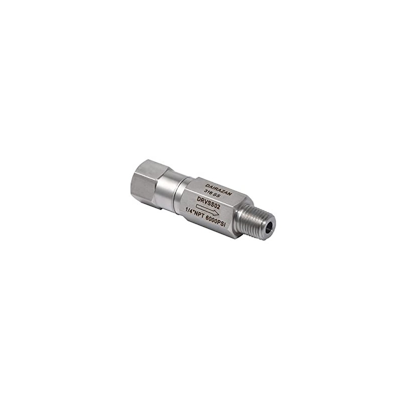 DAIRAZAN In-line Ball Check Valve - Stainless Steel 316 One
