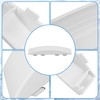KUAFU WE01X30378 Dryer Door Handle Compatible with GE Dryer Replacement