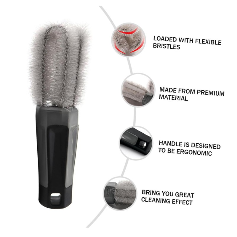 Alipis Car Lug Nut Brush Ergonomic Wheel Cleaning Tool for