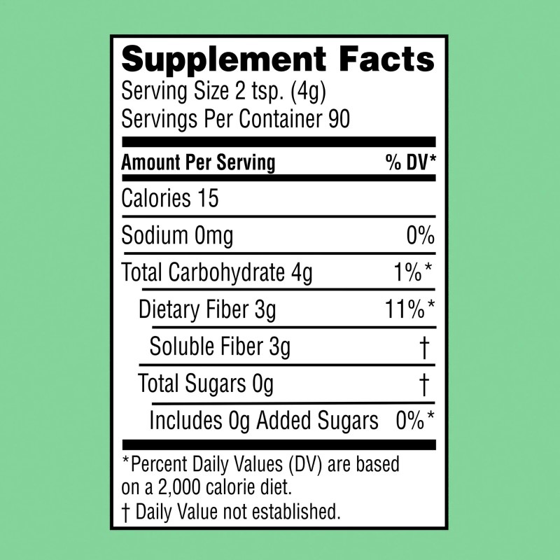 Equate Clear Soluble Fiber Powder 12.3 oz Free Shipping WW