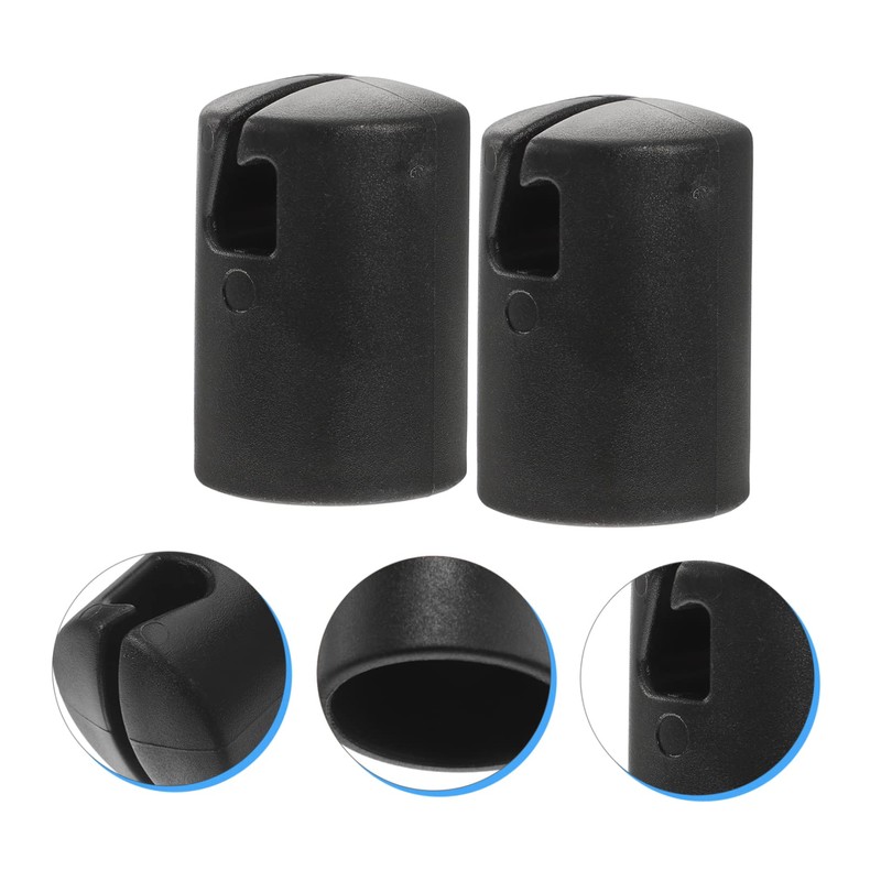 GRIRIW 6Pcs Trampoline Enclosure Pole Caps Durable Plastic Replacement Caps