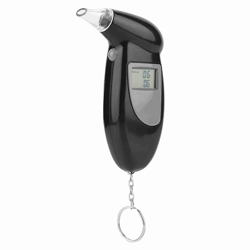 Digital LCD Screen Alcohol Breath Tester Portable Keychain Breath Analyzer