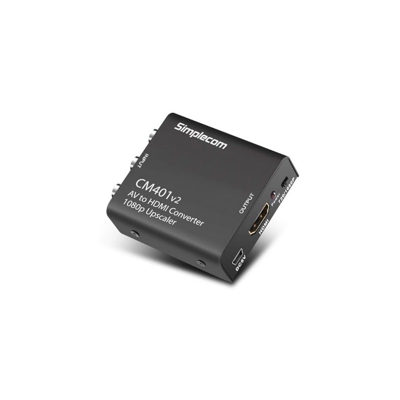 Simplecom CM401v2 Composite AV CVBS to HDMI Video Converter 1080p