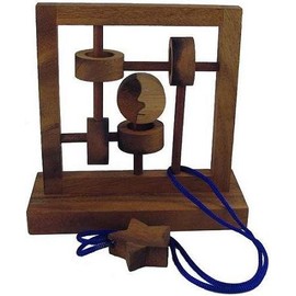 Moon Walker Wooden Puzzle Brain Teaser