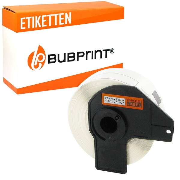 Bubprint Labels compatible to replace Brother DK-11201 DK 11201 for
