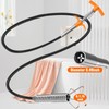 New Upgrade 63 inch Drain Snake Hair Drain Clog Remover