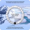 Lokai Marble Bracelet, White, 7" - Large