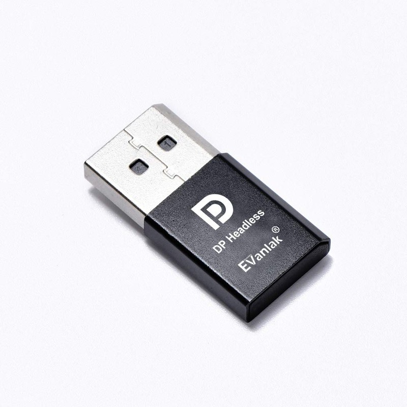 EVanlak DisplayPort Headless Ghost Display Emulator for PC 4K DP