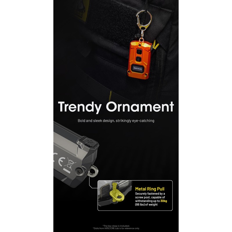 Nitecore TINI3 - Multi Colour Temperature LED, 600 Lumen, 3