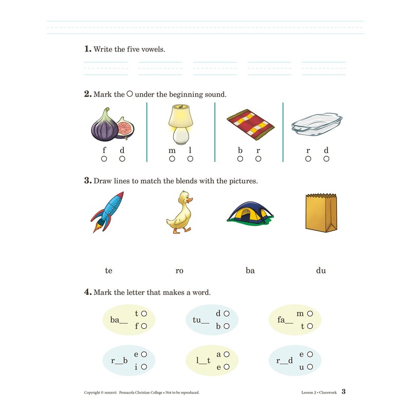 Phonics and Language 2 - Abeka 2nd Grade 2 Phonics,