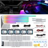 Dreamcolor Acrylic Interior Car LED Strip Light with Wireless APP,