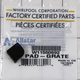 W11550692 Range Grate Pad Bumper