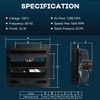liguanow 12 Inch Shutter Exhaust Fan with Remote Control, 1200