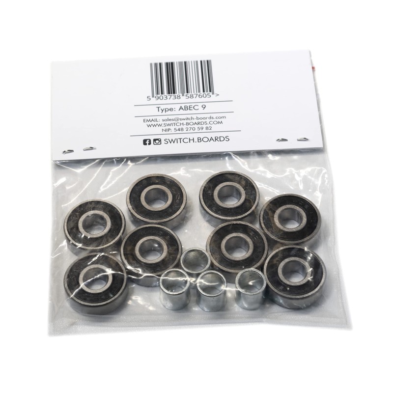 Switch Boards Ball Bearings ABEC 9 8 Pieces + Bearing