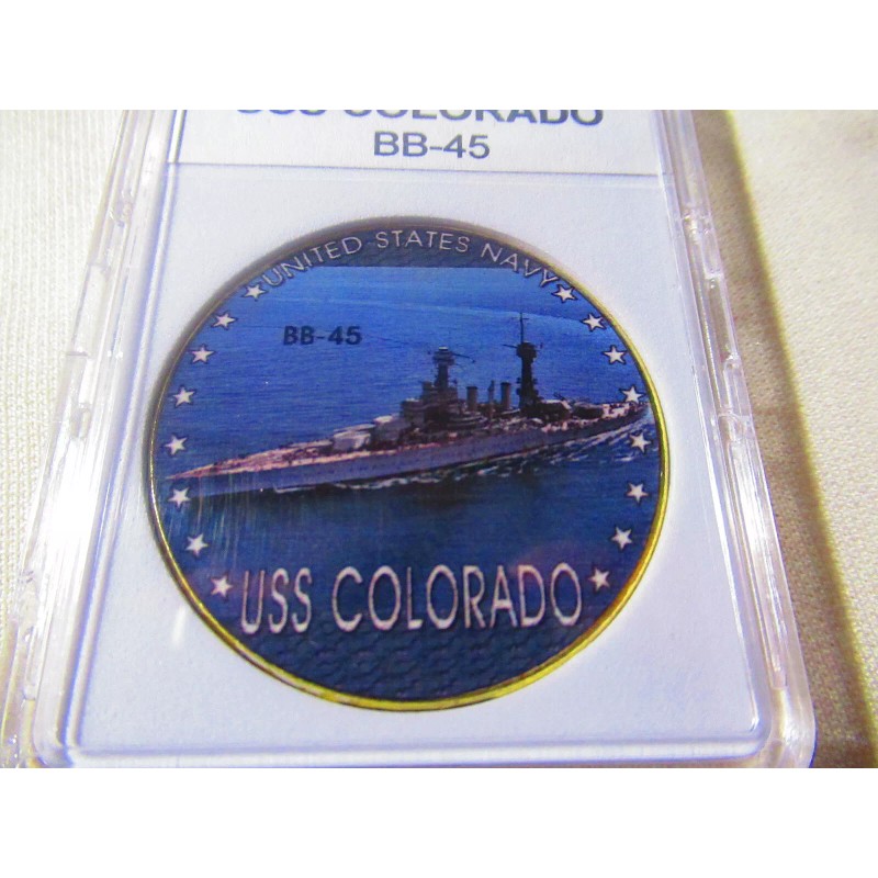 US NAVY - USS COLORADO / BB-45 Challenge Coin