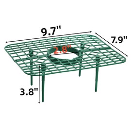 Pumtus 20 Pack Square Strawberry Supports, Strawberry Growing Rack with 4 Sturdy Legs, Plastic Strawberry Plant Stand Holder, Strawberry Growing Frame Holder Cage, Keeping Berries Clean