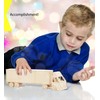 Puzzled 3D Puzzle Semi Truck Wood Craft Construction Model Kit,