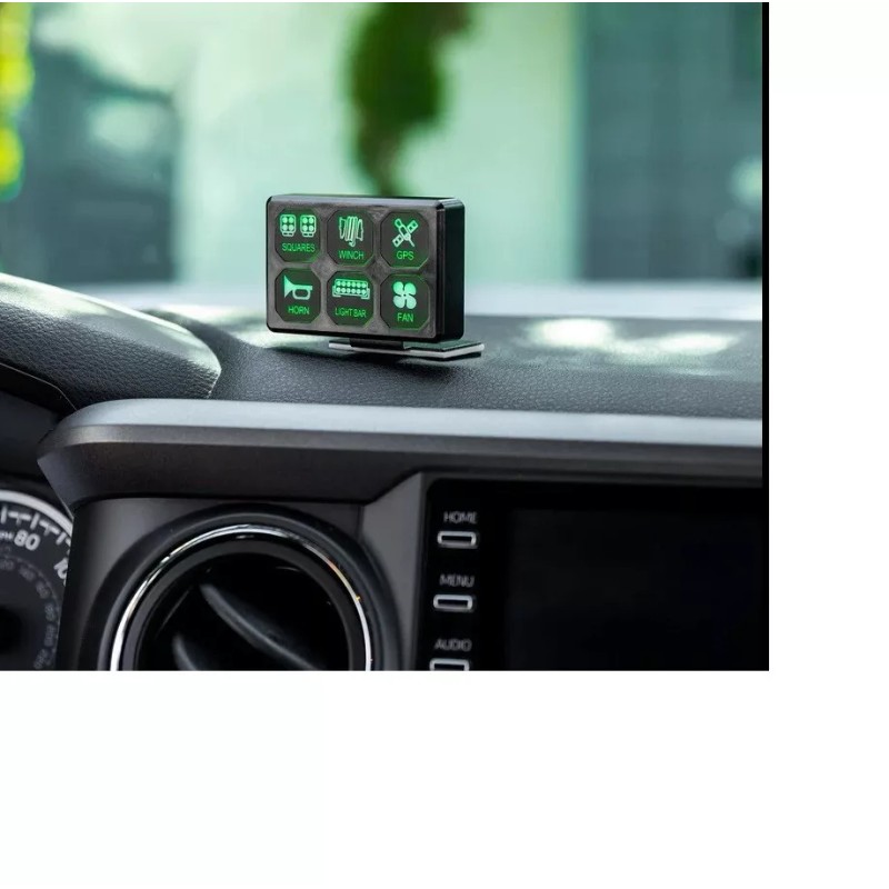 The bully Brand 6 Gang 12V Switch Panel LED Light