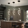 Sovinzert 4000K Modern Pendant Light, 15IN Spiral LED Pendant Lights