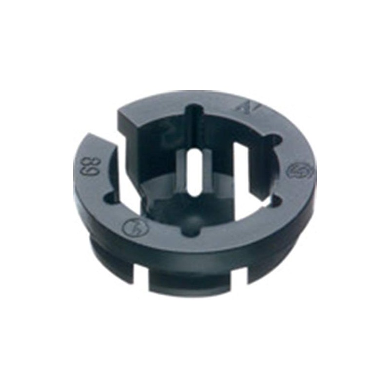 Arlington NM94-25 Black Button Push-In NM Cable Connector, 3/8 Trade