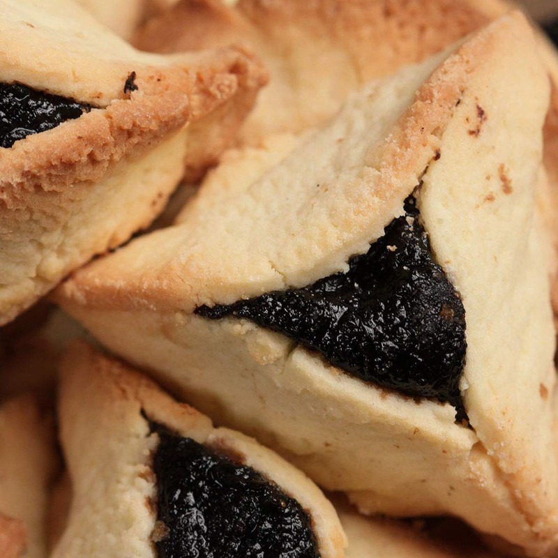 Green's Bakery Bulk Prune Hamantashen, 10 lbs. Buttery, Fresh and