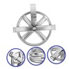 Hohopeti 2Pcs Clothesline Pulley Kit Washing Line Pulley System for