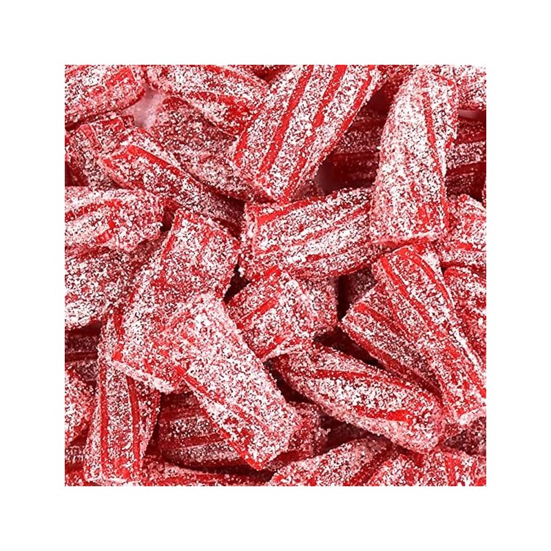 Pectin Filled Sour Licorice Twist Bites Gummy Candy (Strawberry, 2
