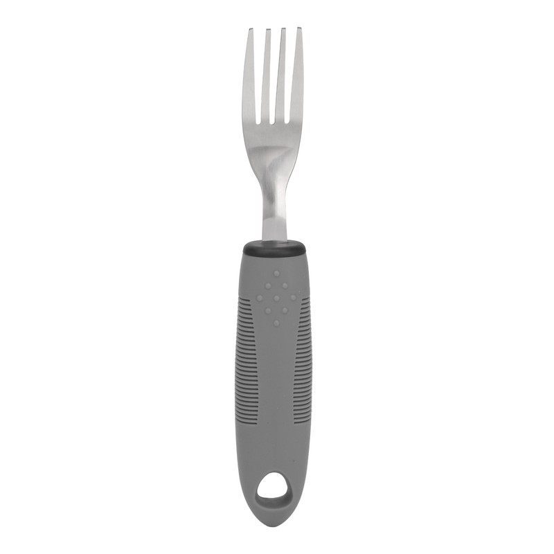 4Pcs Adaptive Utensils Weighted Non Slip Rubber Handle for Hand