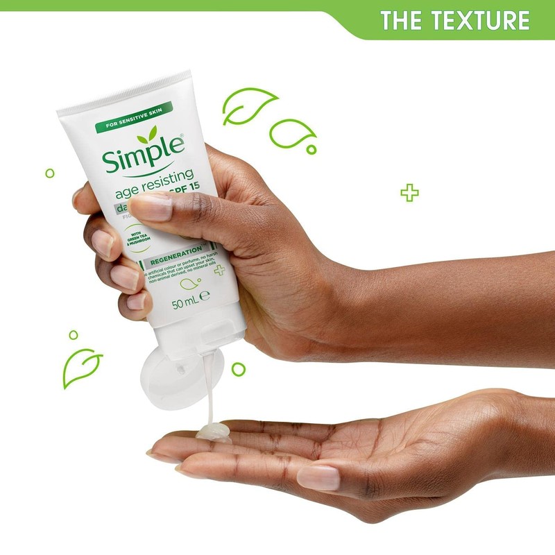 Simple Age Resisting Day Cream SPF15 50ml and Night Cream