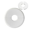 ABS Wall Split Flange Self-Adhesive Tape Round Escutcheon Plate Cover