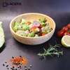 Lacers PurpleLine Salad Bowl Made of Bamboo Wood