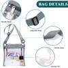 YingStar Clear Bag Stadium Approved TPU Clear Crossbody Bag Women