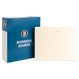Business Source Manila Flat File Pockets