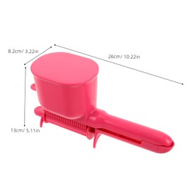 WOONEKY Automatic Hair Dye Brush with Roller Bowl Versatile Hair Coloring Perming Bleaching Tool for DIY Salon Users Efficient Dye Application