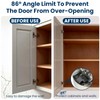 86 Degree Angle Restrictor Restriction Clips (50Pack), Hinge Restrictors for