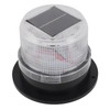 Solar Beacon Light Caution Light 8 LED Dusk to Dawn