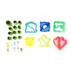 6PCS Sandwich Cutters 12PCS Cookie Vegetable Fruit Cutter Shapes Set