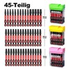 Geinxurn Torx Impact-Resistant Screwdriver Bits Set, 45 Pieces, 50 mm