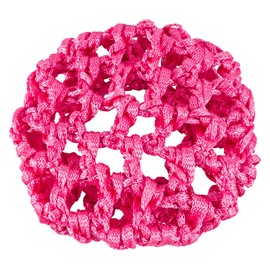 tanzmuster Clara Ballet Bun Net with Elastic Band - Pink - for the Perfect Hold of the Ballet Bun - Knot Net for Children