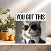 Good Luck Card - You Got This - Cool Cat