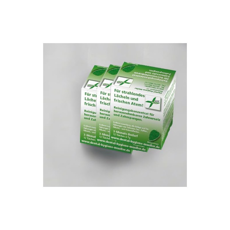 3 x Cleaning Concentrate Dental Cleaner for Ultrasonic Cleaning Devices