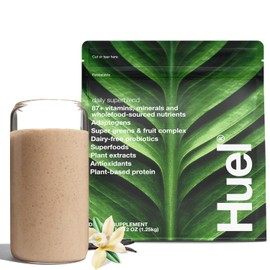 Huel Daily Superblend Vanilla Powder | 25g Plant Based Protein | Super Greens Powder | 87 Vitamins, Minerals, and Wholefood-Sourced Ingredients |19 Servings | Scoop not included to reduce plastic