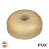 2 Pieces Pipe Covers, Solid Wood, for Pipe diameters: 15mm,