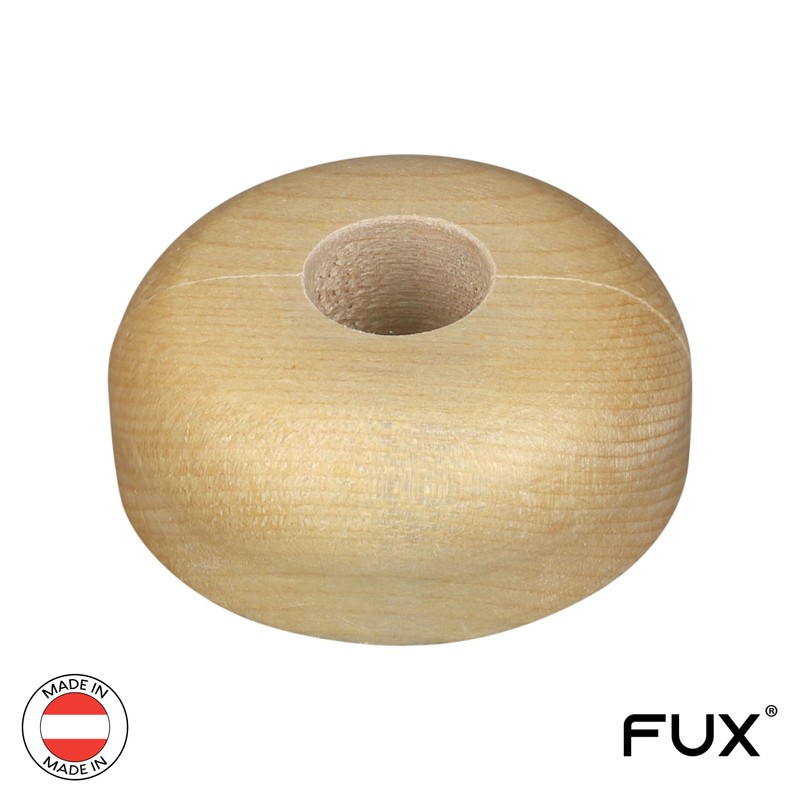 2 Pieces Pipe Covers, Solid Wood, for Pipe diameters: 15mm,