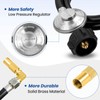 Aekops 5 FT Propane Adapter Hose with Regulator for Blackstone